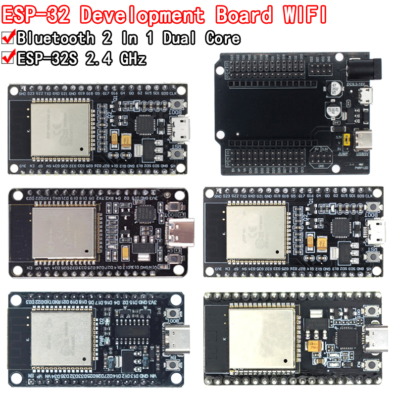 Esp8266 Nodemcu Board - ESP32 Development Board CP2102 CH340C WiFi+Bluetooth