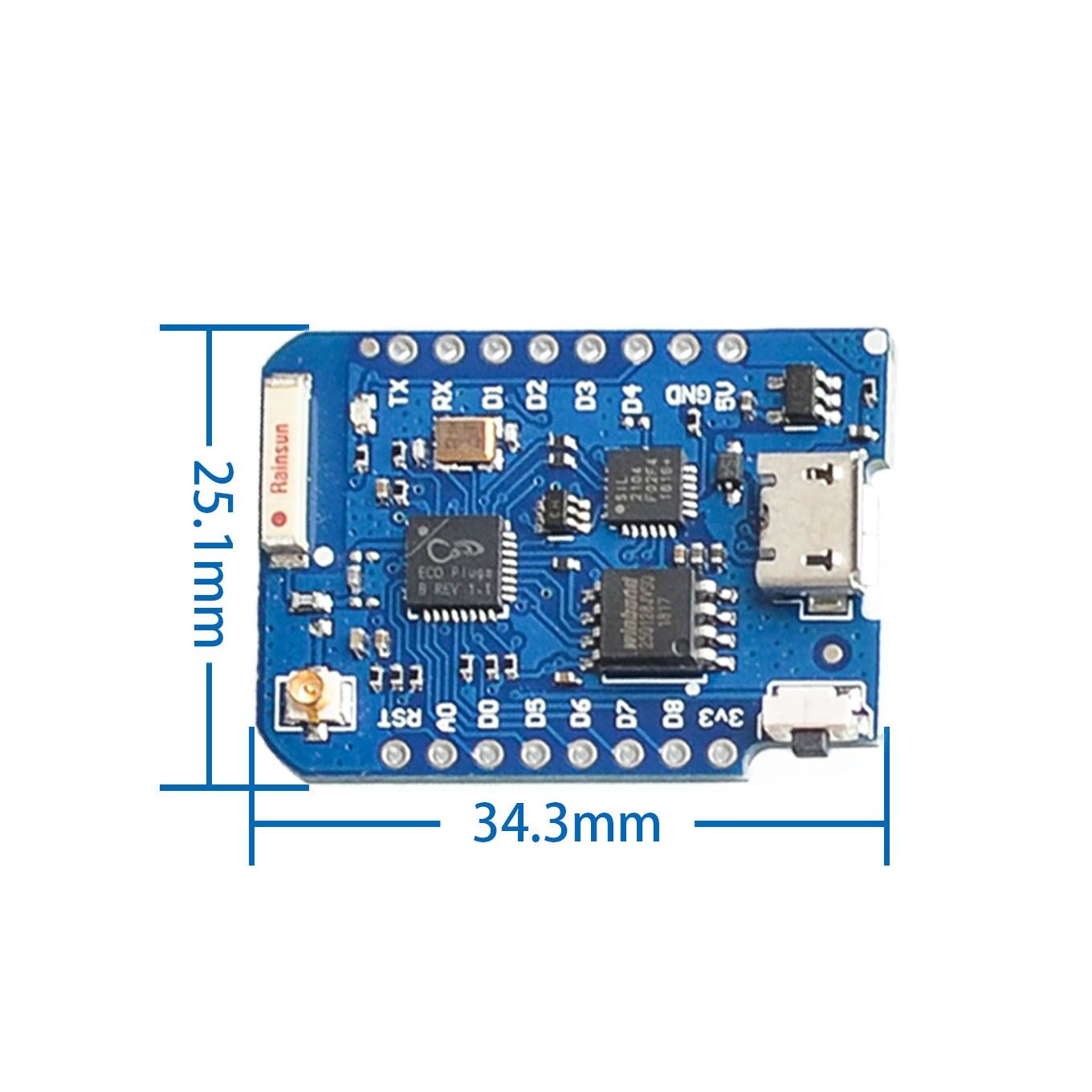 WEMOS D1 Mini Pro 4M 16M Bytes – Esp8266 Nodemcu Board Bewertung und Preis