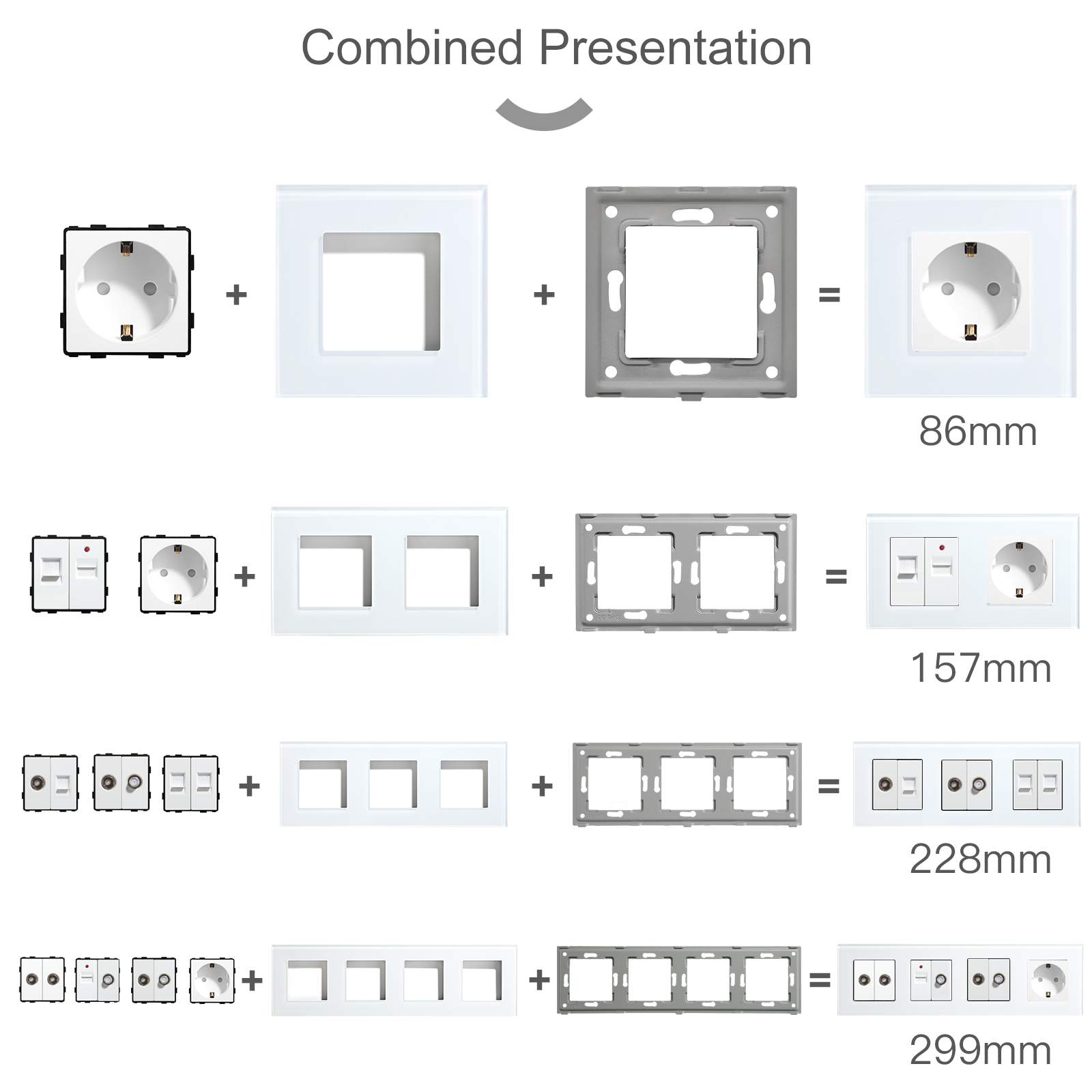 BSEED EU Standard Wall Socket  – Home Automation Panel Diy Bewertung und Preis