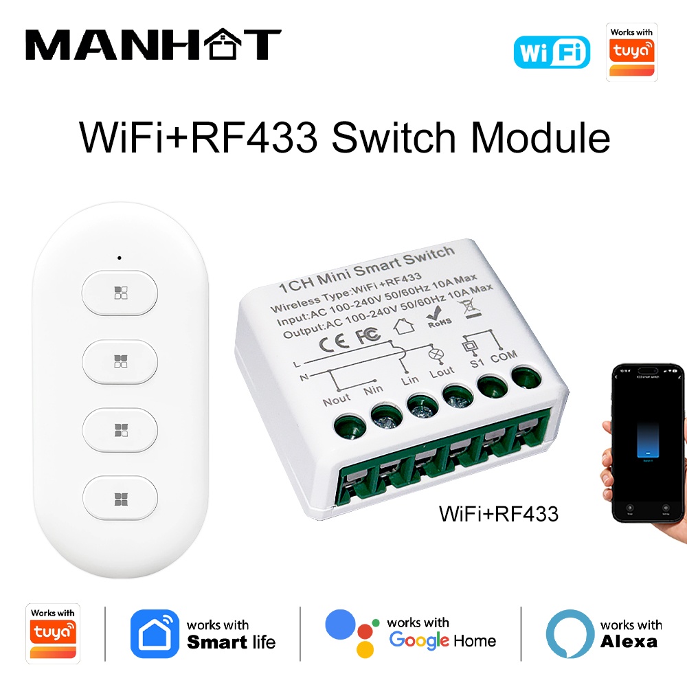 For Tuya WIFI 10A Smart Light  – Home Automation Diy Bewertung und Preis