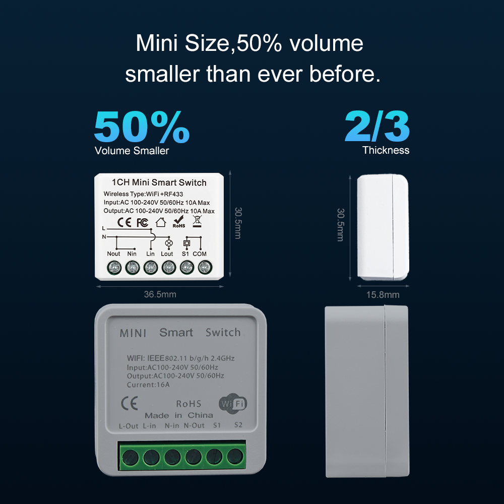 For Tuya WIFI 10A Smart Light  – Home Automation Diy Bewertung und Preis