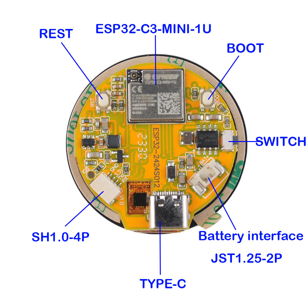 ESP32 Display 1.28 inch ESP32- – Home Automation Industry Bewertung und Preis