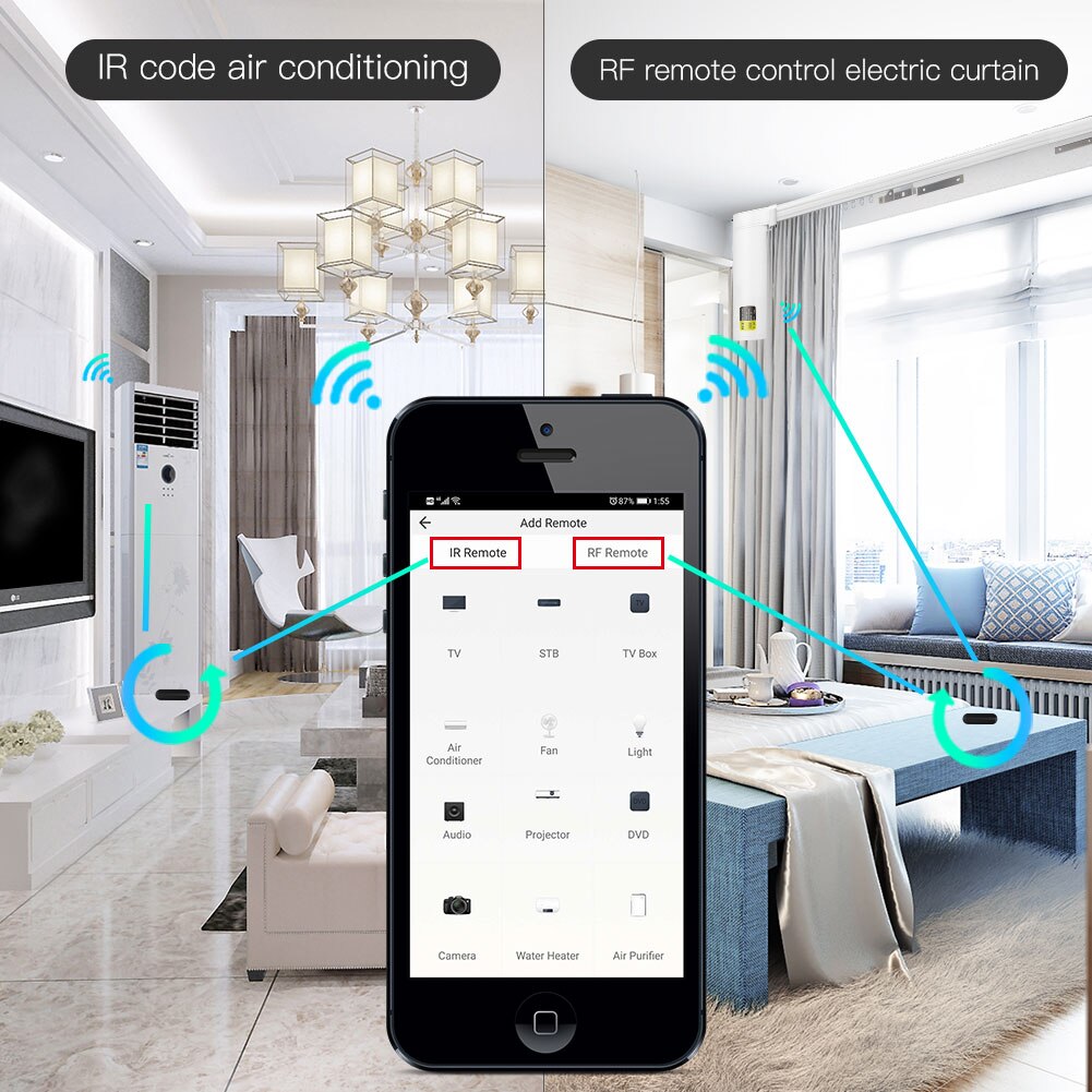 MOES Tuya WiFi IR RF Remote fo – Matter Hub Thread Bewertung und Preis
