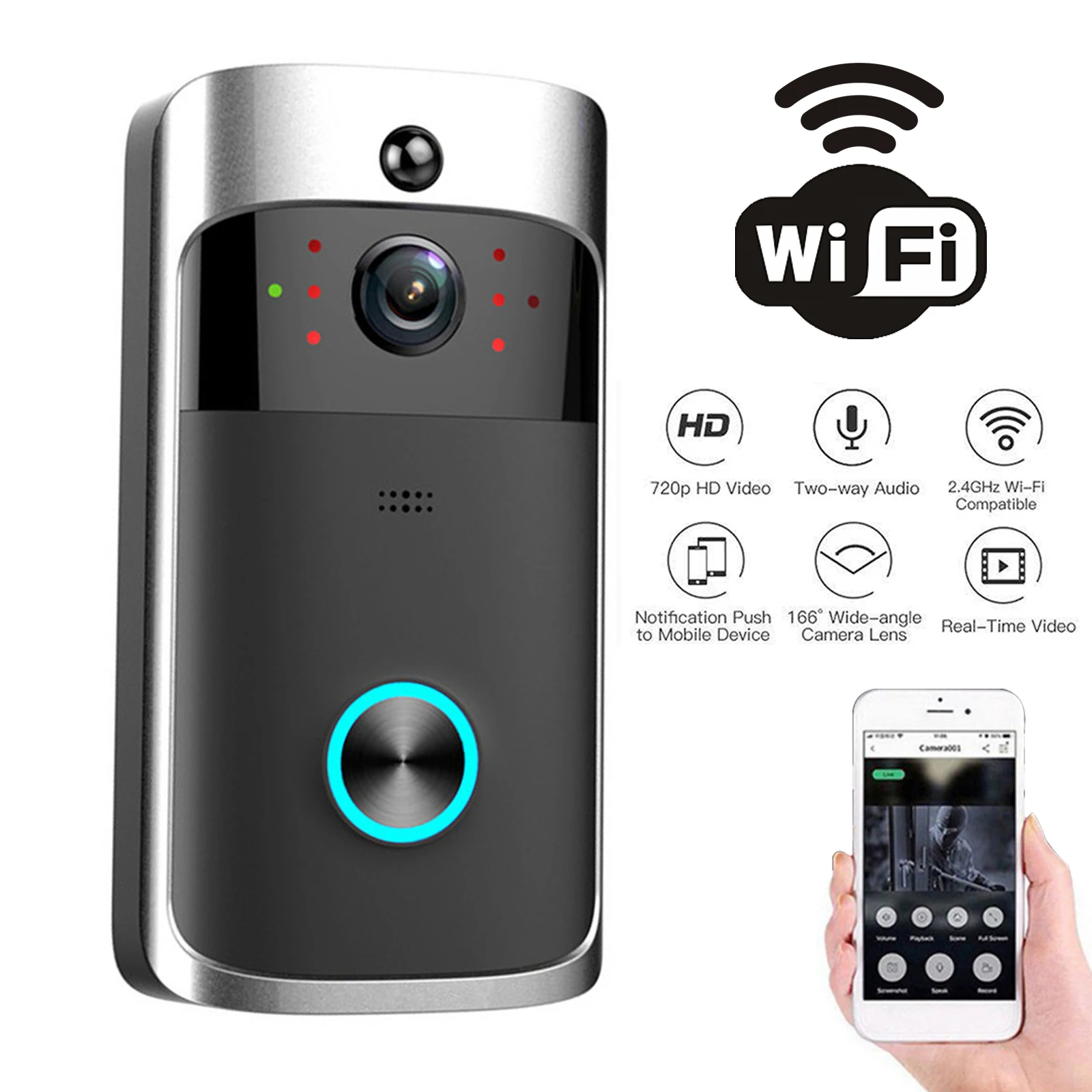 2026 NEW V5 Video Door Bell Wi – Smart Doorbell Wired Bewertung und Preis
