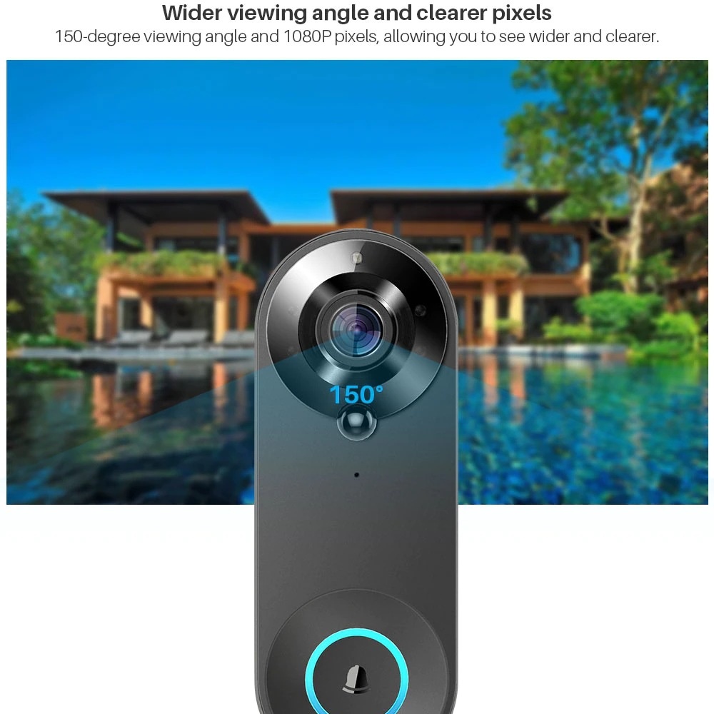 Tuya 1080P Wireless WIFI Doorb – Smart Doorbell Wired Bewertung und Preis