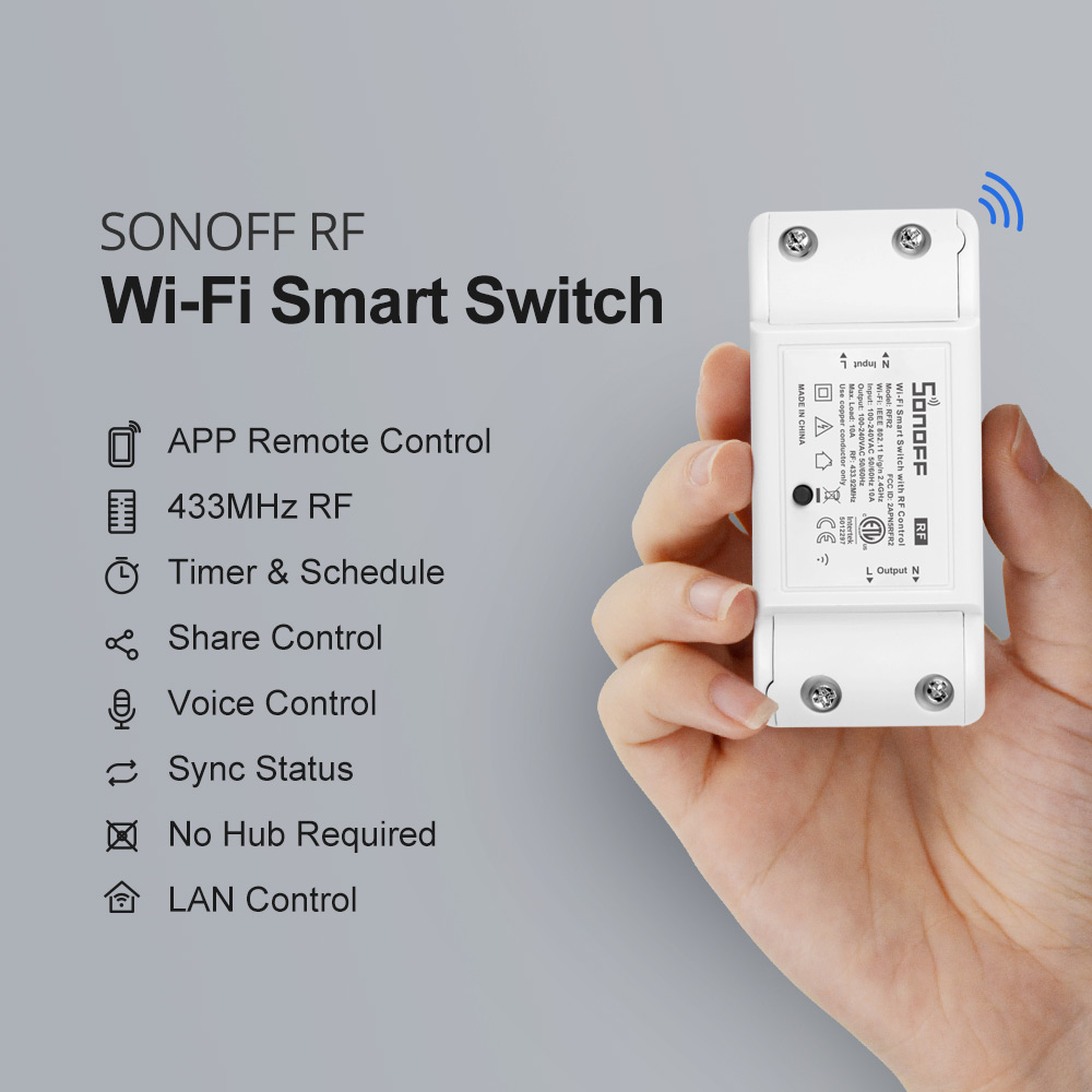 Itead SONOFF RF R2 Wifi Smart  – Sonoff Basic Switch Bewertung und Preis