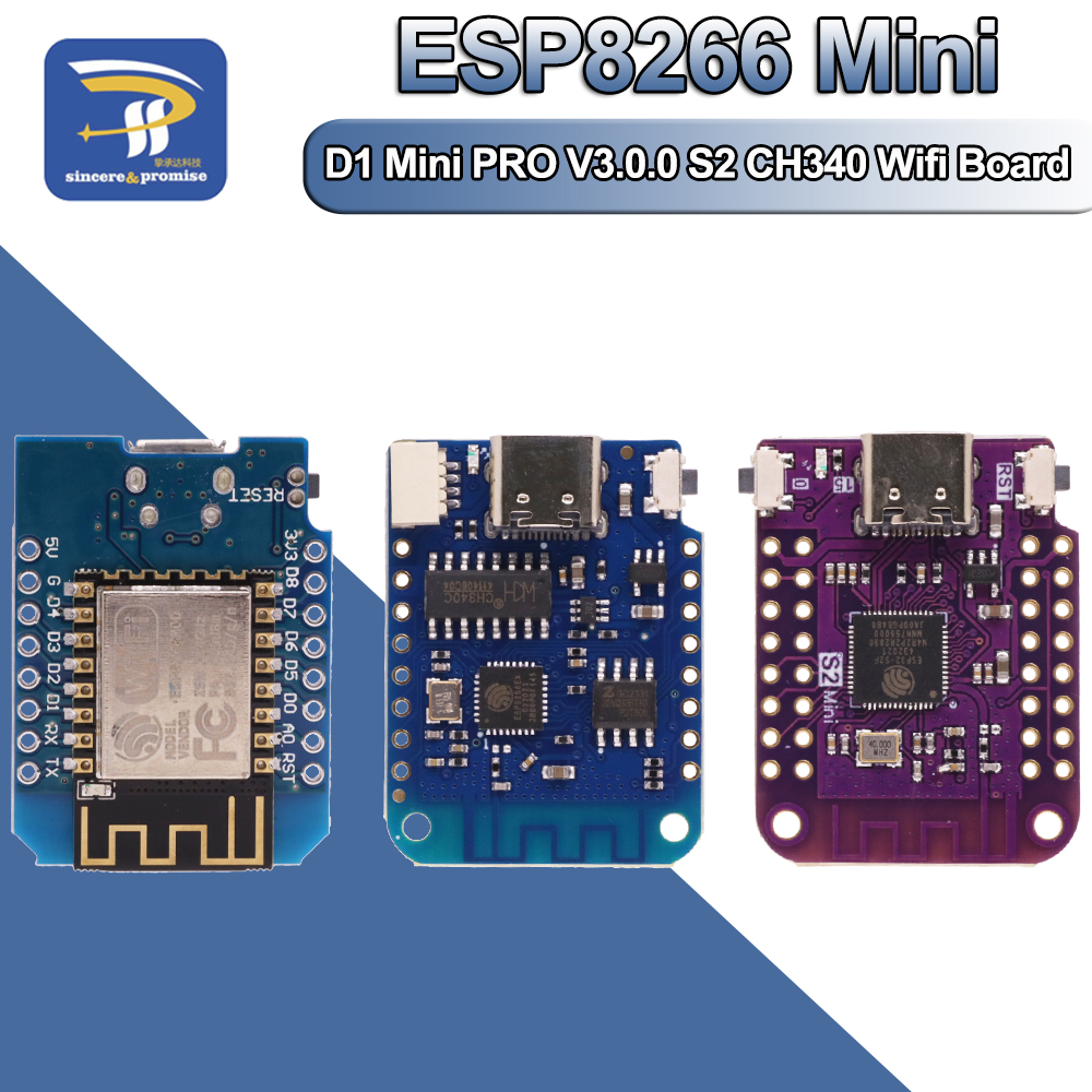 WeMos D1 Mini Pro V3.0 NodeMcu – Esp8266 Nodemcu Board Bewertung und Preis