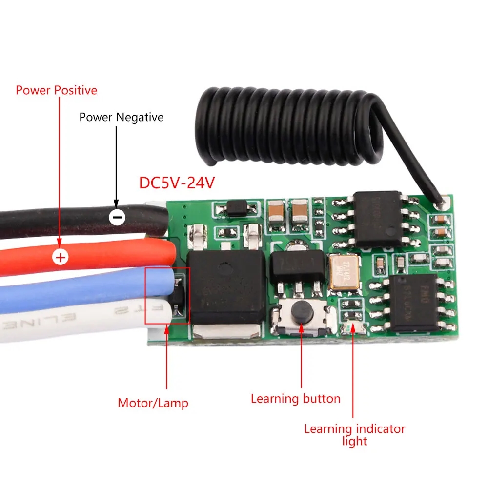 DC 3.7V-24V 433MHz Mini Wirele – 433Mhz Receiver Module Bewertung und Preis