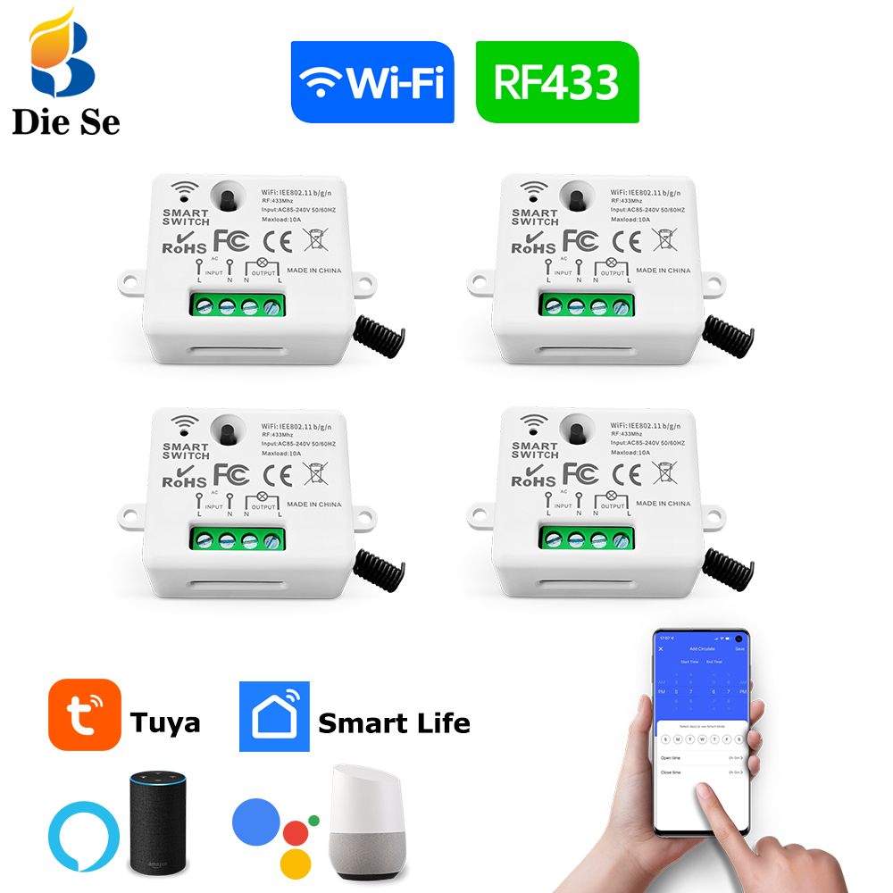 Tuya WiFi Smart Light Switch 4 – Home Automation Industry Bewertung und Preis