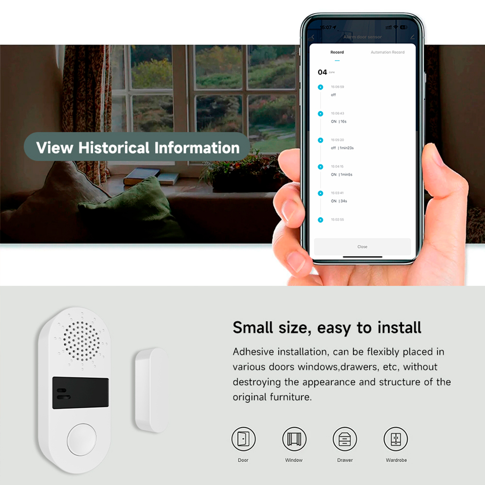 Tuya Zigbee Wireless Door Wind – Home Automation Technology Bewertung und Preis