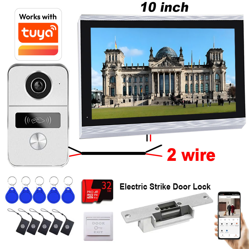 New 2 Wires Tuya Wifi Video In – Smart Doorbell Wired Bewertung und Preis