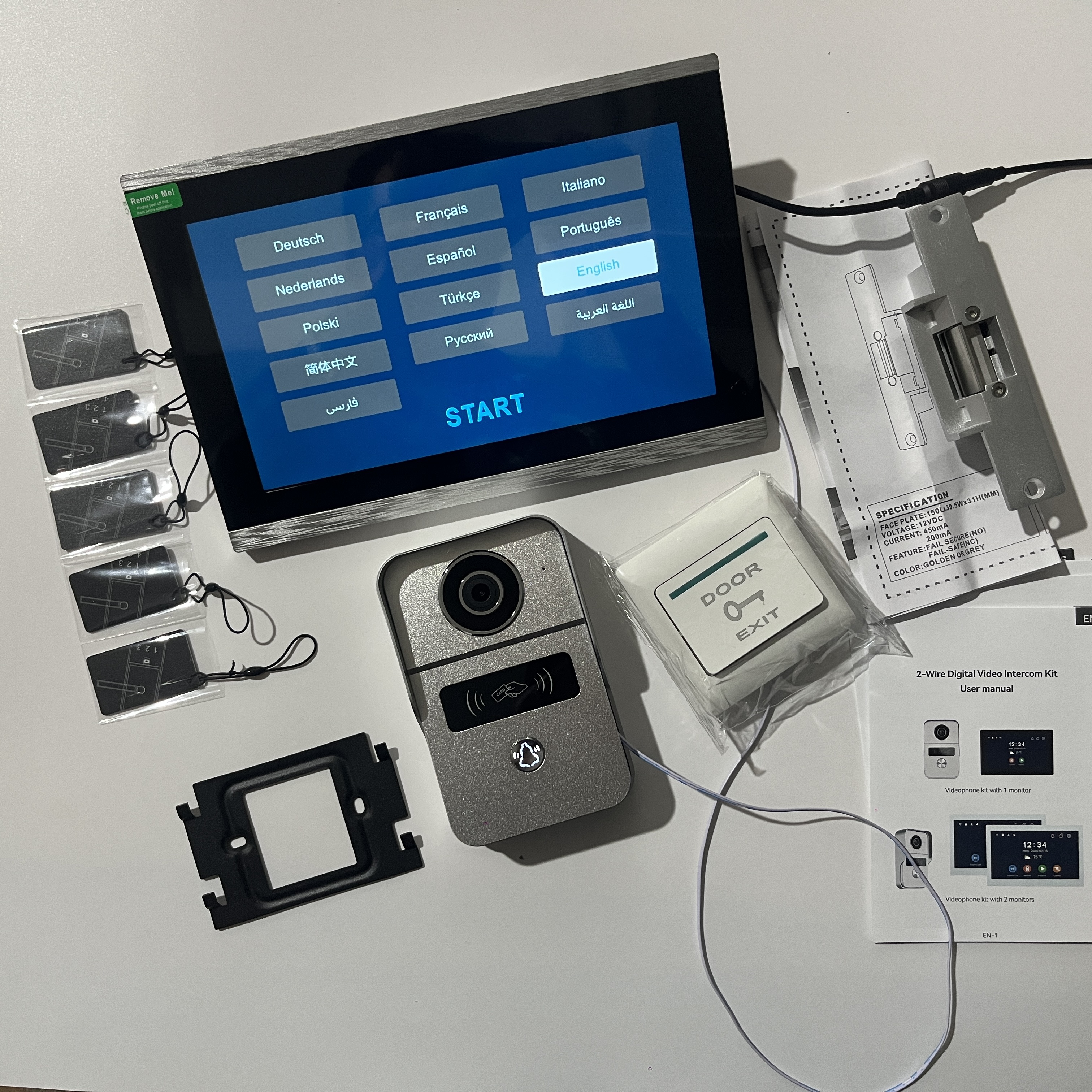 New 2 Wires Tuya Wifi Video In – Smart Doorbell Wired Bewertung und Preis