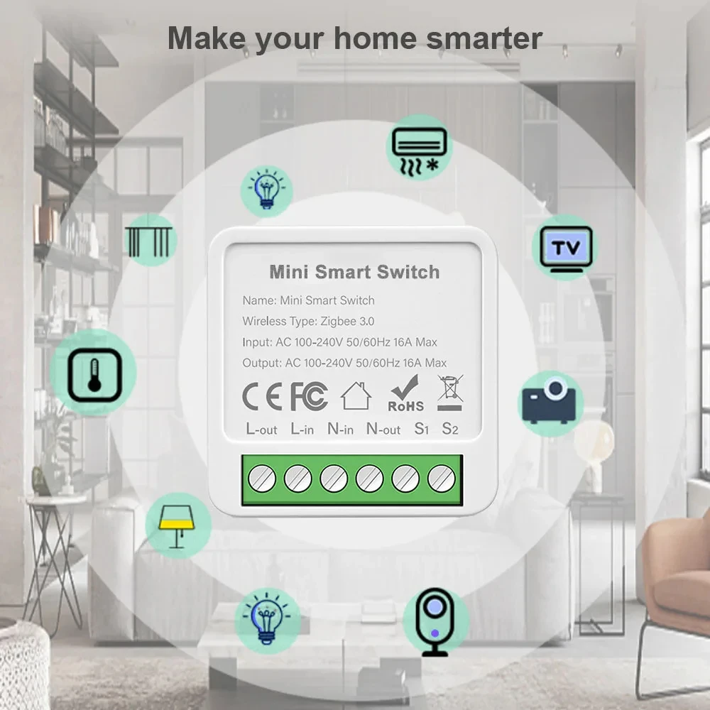 Mini WIFI Zigbee3.0 Smart Swit – Home Automation Diy Bewertung und Preis