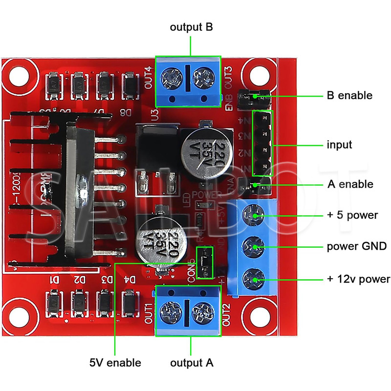 1/5/10PCS L298N DC Motor Drive – Level Shifter 3.3V Bewertung und Preis