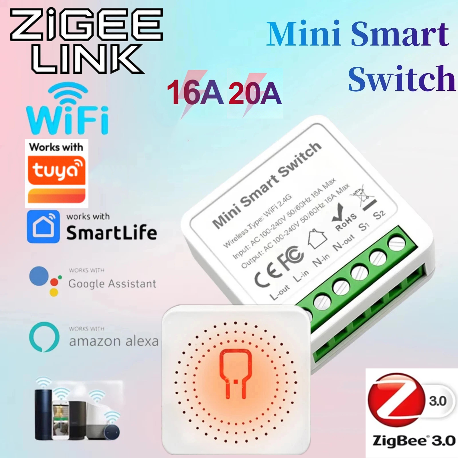 For Tuya Mini Smart WiFi Switc – Home Automation Technology Bewertung und Preis