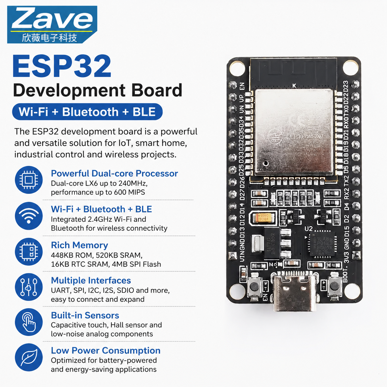 ESP32 WiFi Bluetooth Developme – Level Shifter 3.3V Bewertung und Preis