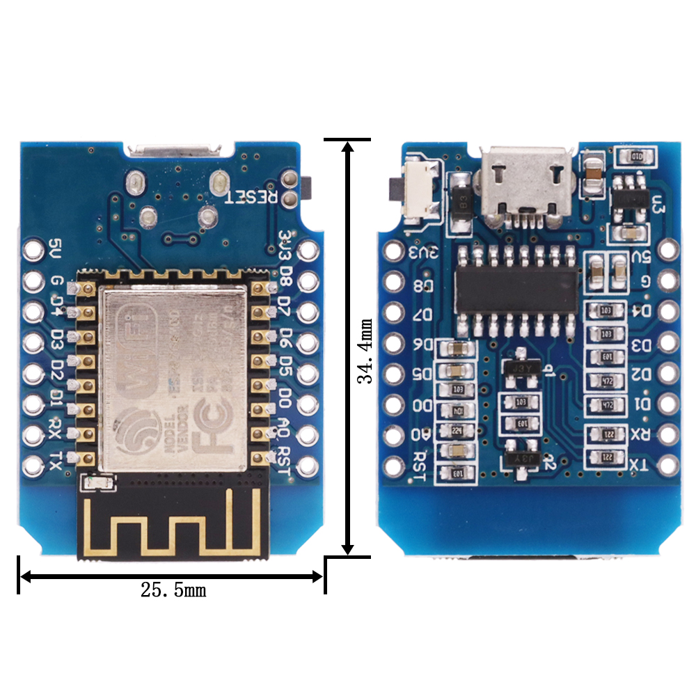 WeMos D1 Mini Pro V3.0 NodeMcu – Esp8266 Nodemcu Board Bewertung und Preis