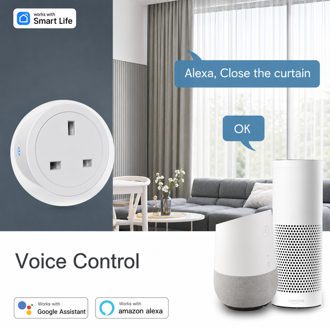 Tuya UK-Standard Smart Plug Wi – Home Automation Technology Bewertung und Preis