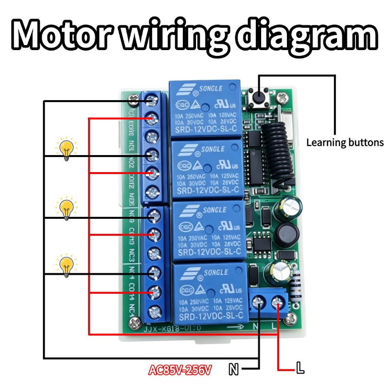 433 MHz AC 110V 220V 4CH RF Re – 433Mhz Receiver Module Bewertung und Preis