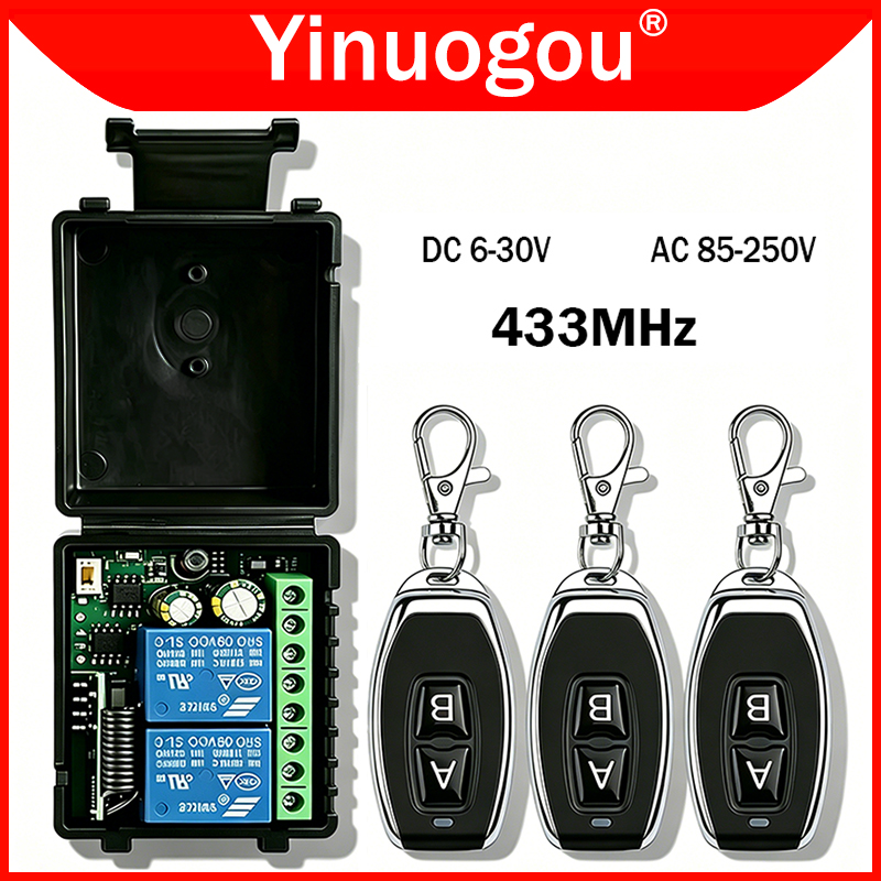 DC 12V 24V AC 220V RF433 2CH M – 433Mhz Receiver Module Bewertung und Preis
