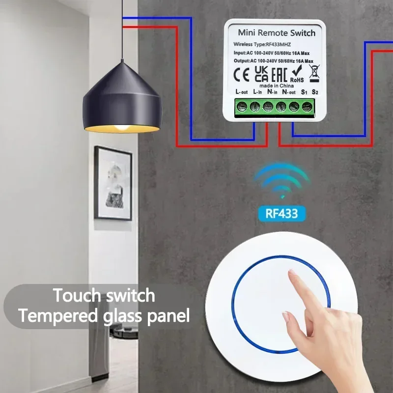 RF 433MHz Smart Wireless DIY R – Home Automation Panel Diy Bewertung und Preis