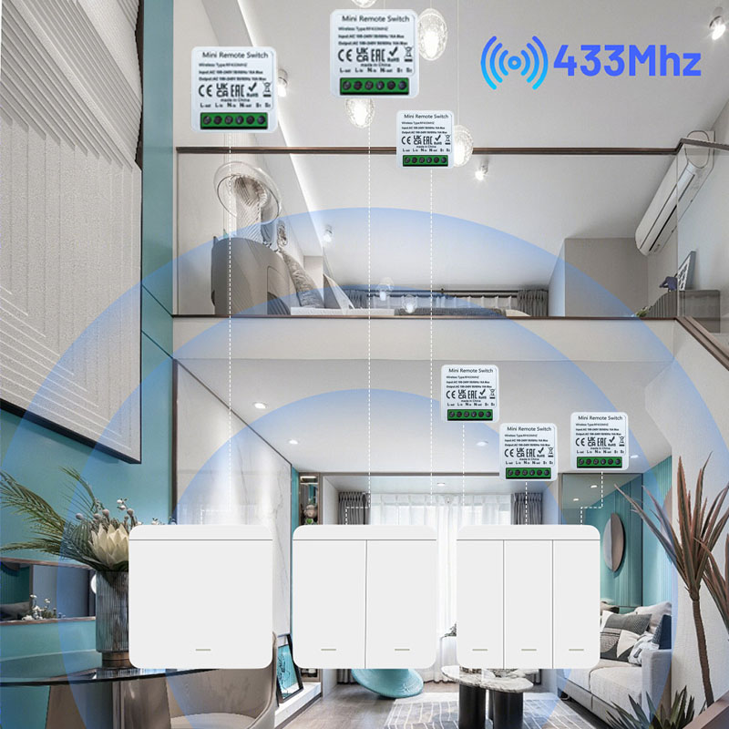 RF 433MHz Smart DIY Wireless S – Home Automation Panel Diy Bewertung und Preis