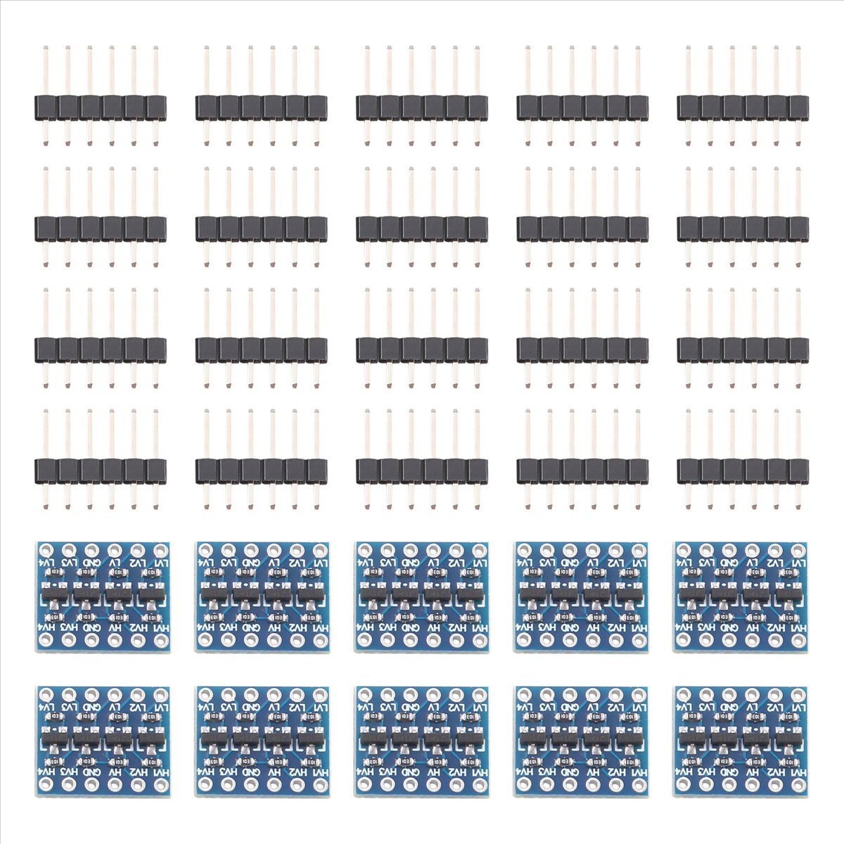 AT42 10Pcs 4 Channel IIC Logic – Level Shifter 3.3V Bewertung und Preis