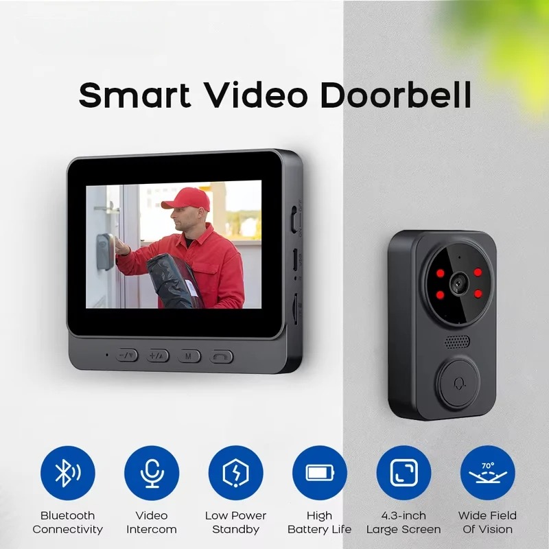 M8 Smart Visual Doorbell WiFi  – Smart Doorbell Wired Bewertung und Preis
