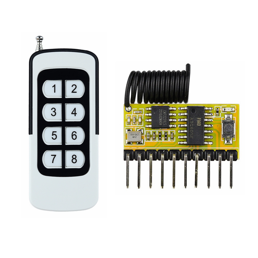 433MHz DC3V~5V 8CH Multi-Funct – 433Mhz Receiver Module Bewertung und Preis