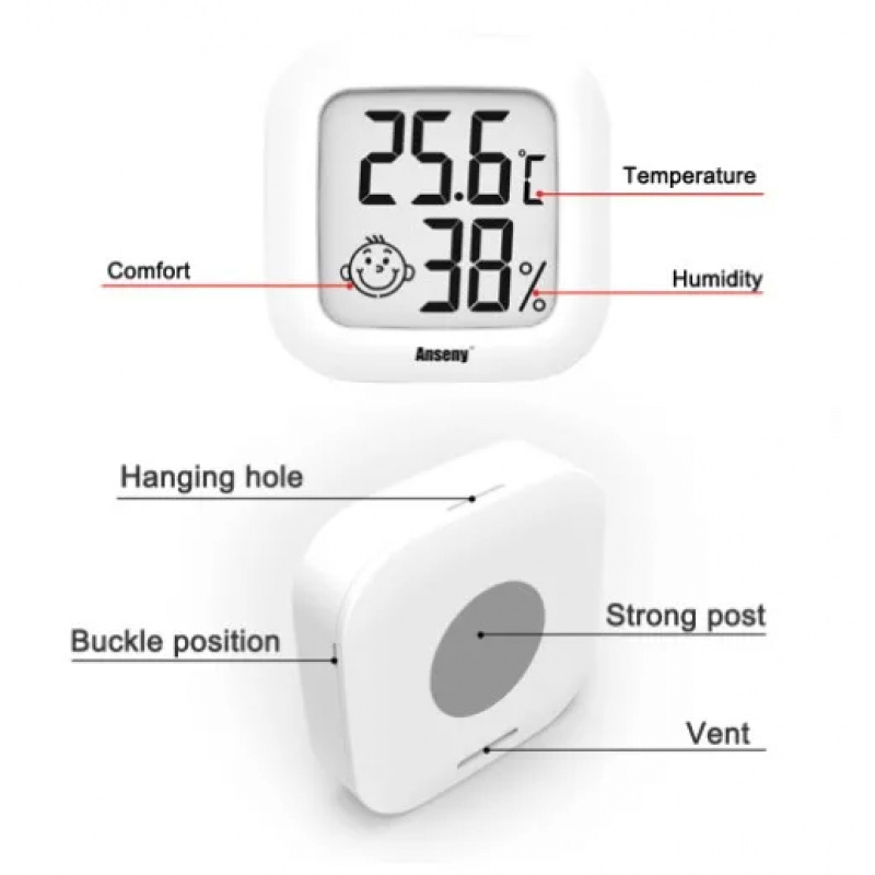 LCD Digital Thermometer Hygrom – Home Automation Industry Bewertung und Preis