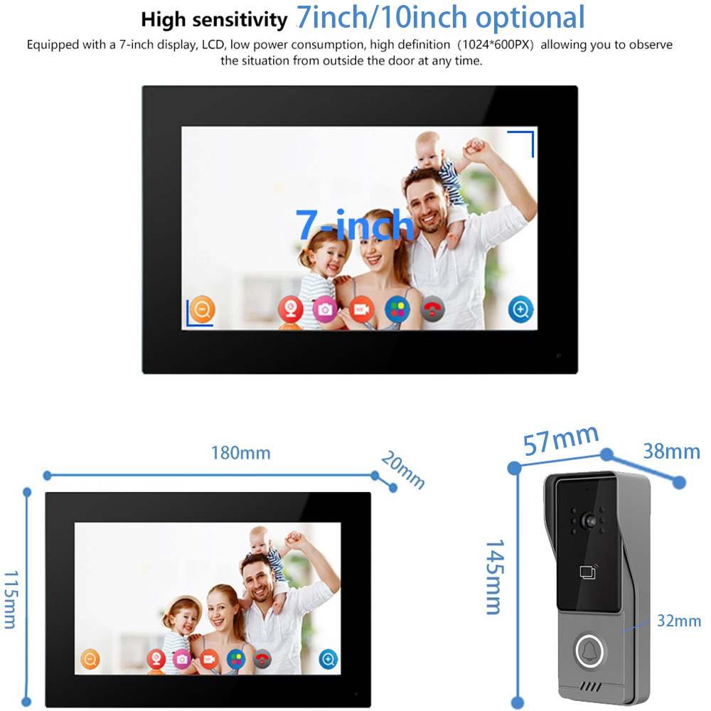 WiFi Touch Screen Intelligent  – Smart Doorbell Wired Bewertung und Preis