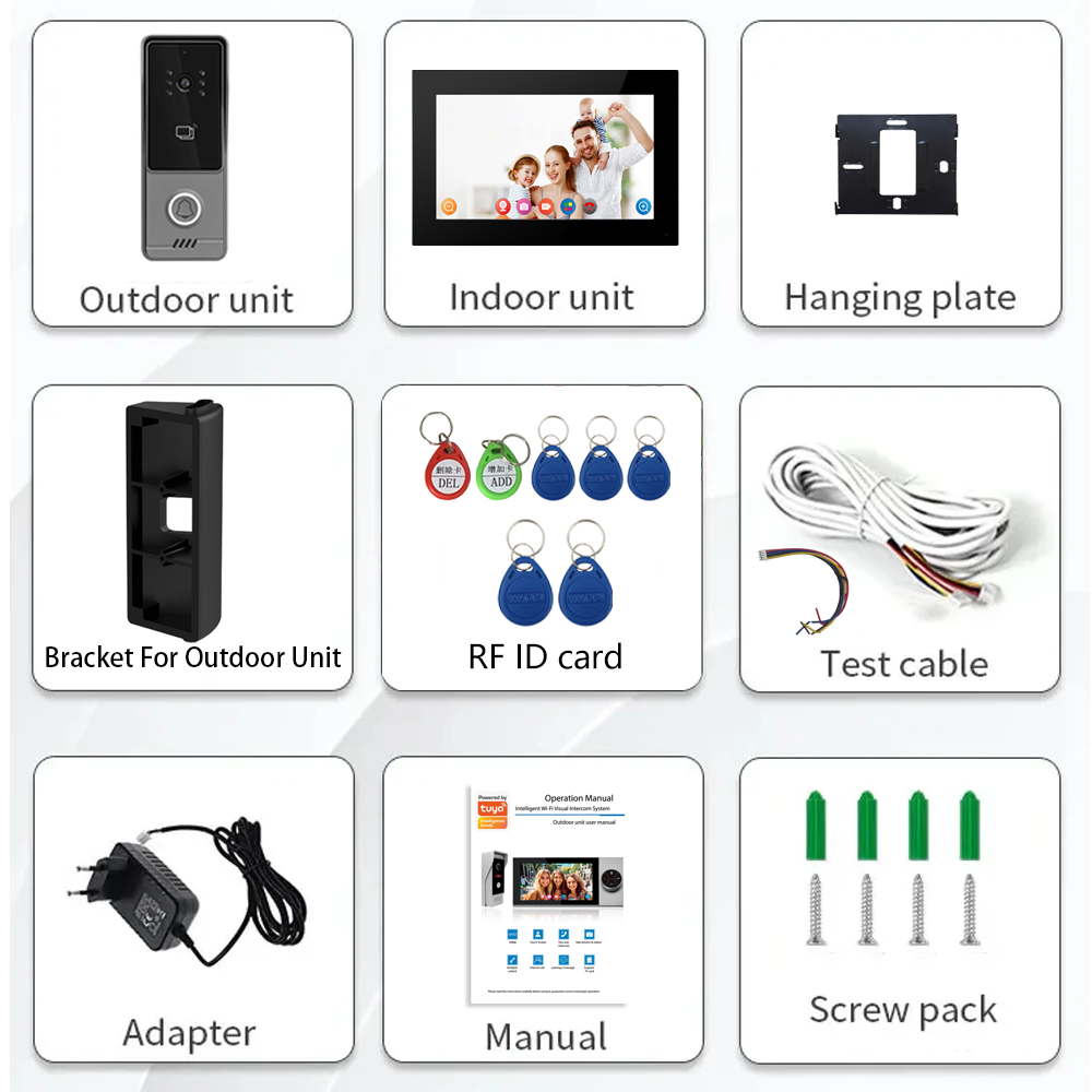 WiFi Touch Screen Intelligent  – Smart Doorbell Wired Bewertung und Preis