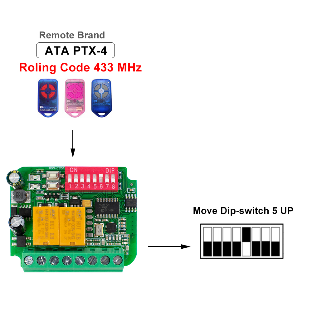 1-10pcs Universal Garage Recei – 433Mhz Receiver Module Bewertung und Preis