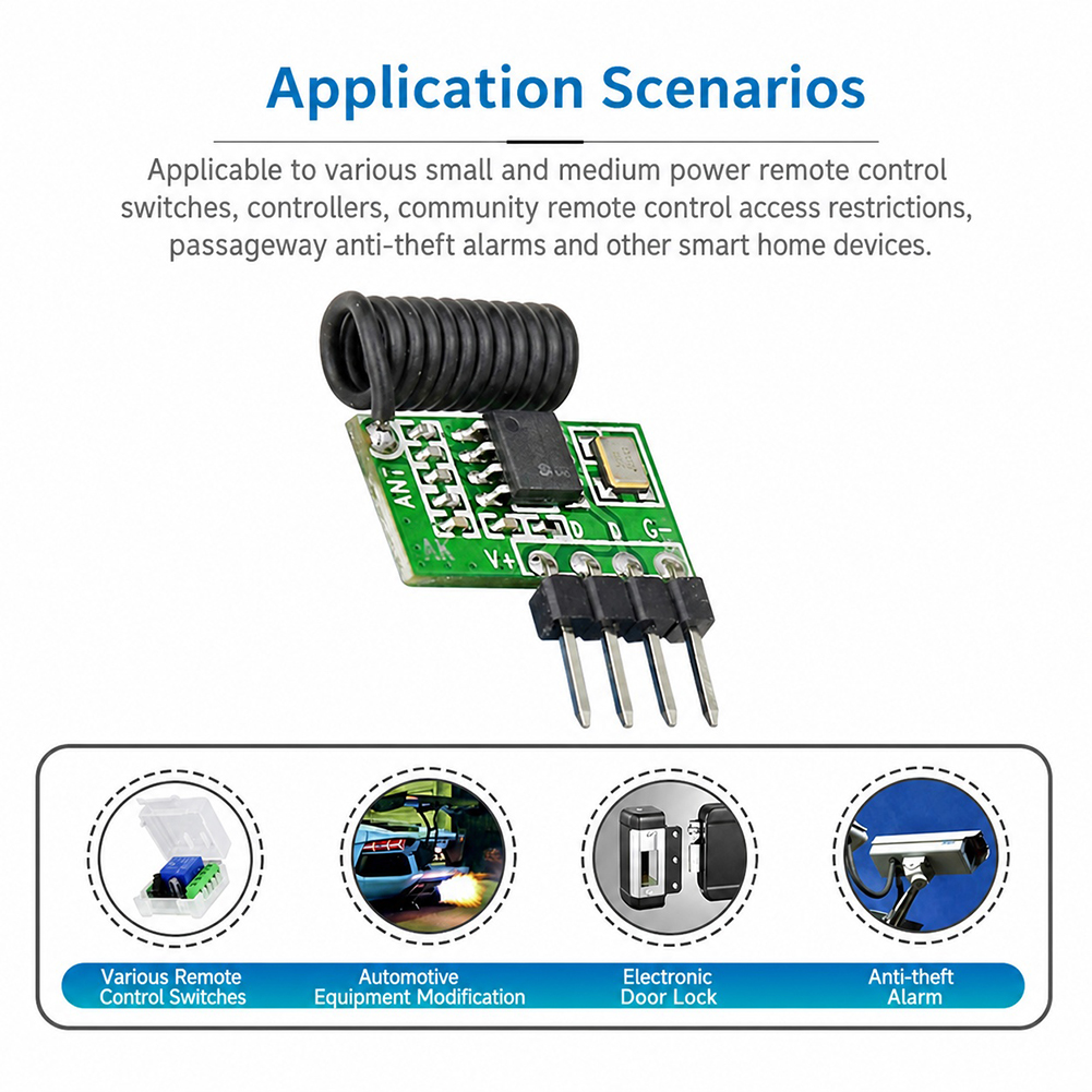 315MHz/433MHz Superheterodyne  – 433Mhz Receiver Module Bewertung und Preis