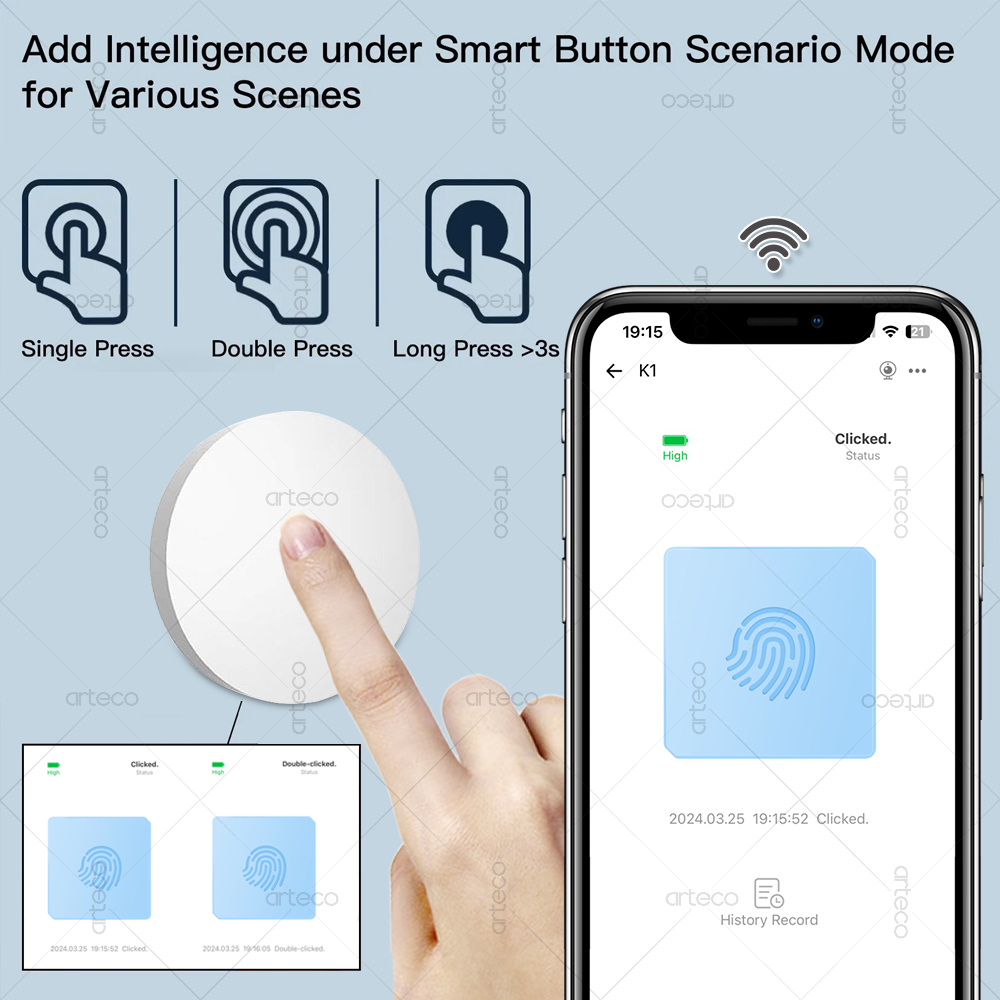 Zigbee Button Scene Switch Wir – Home Automation Technology Bewertung und Preis
