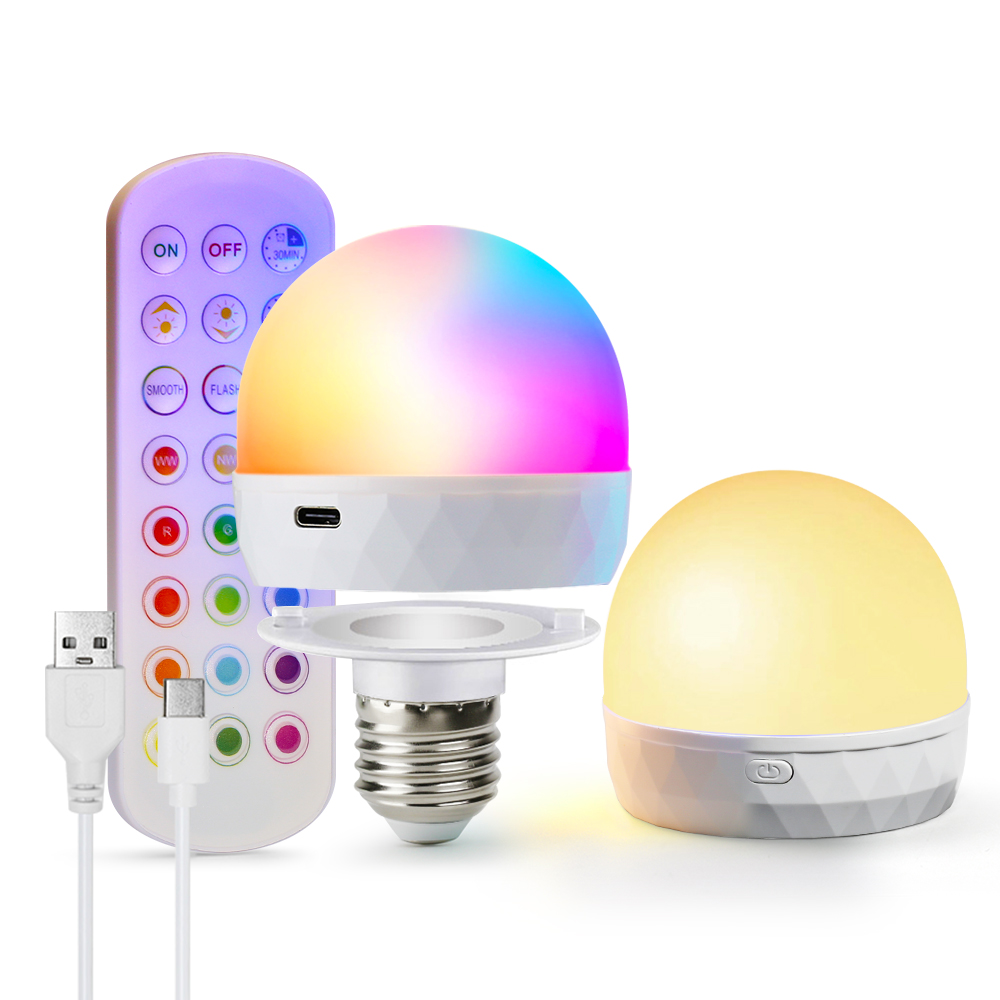 E27 LED Light Bulb RGB USB Rec – Home Automation Industry Bewertung und Preis