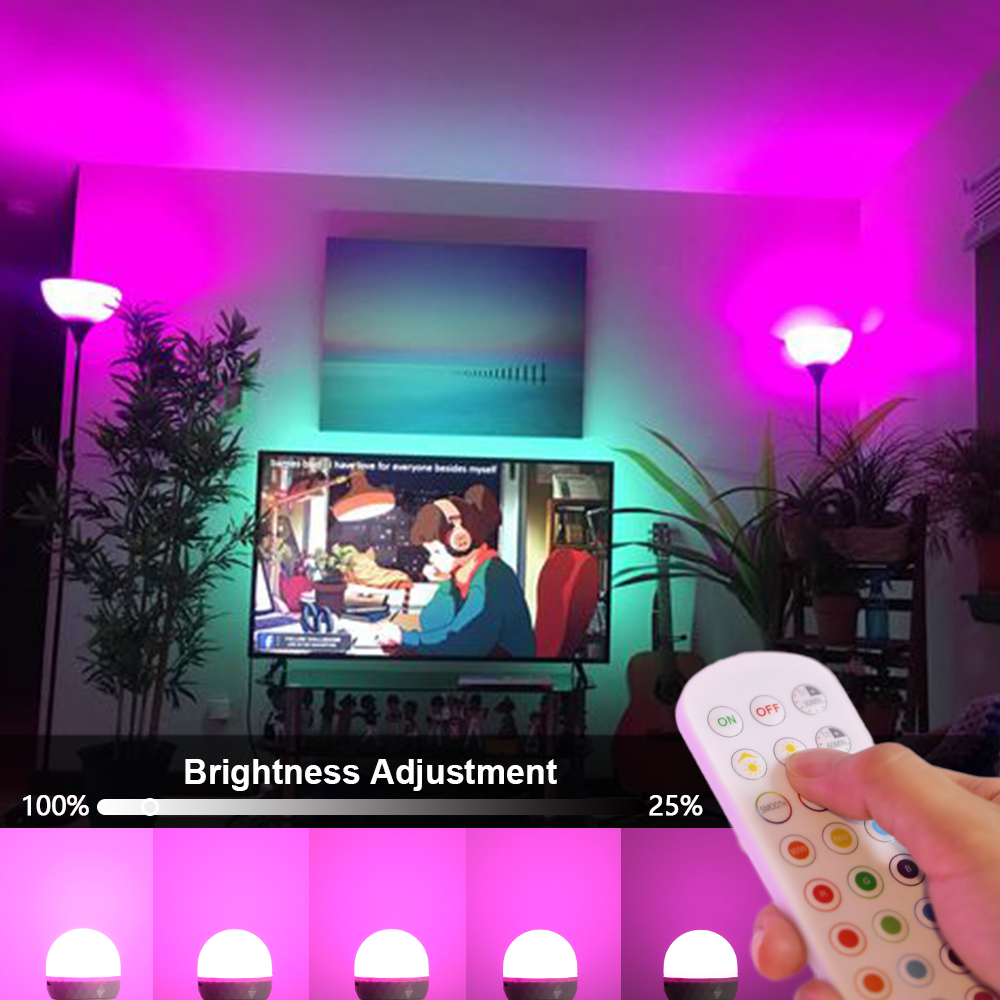E27 LED Light Bulb RGB USB Rec – Home Automation Industry Bewertung und Preis