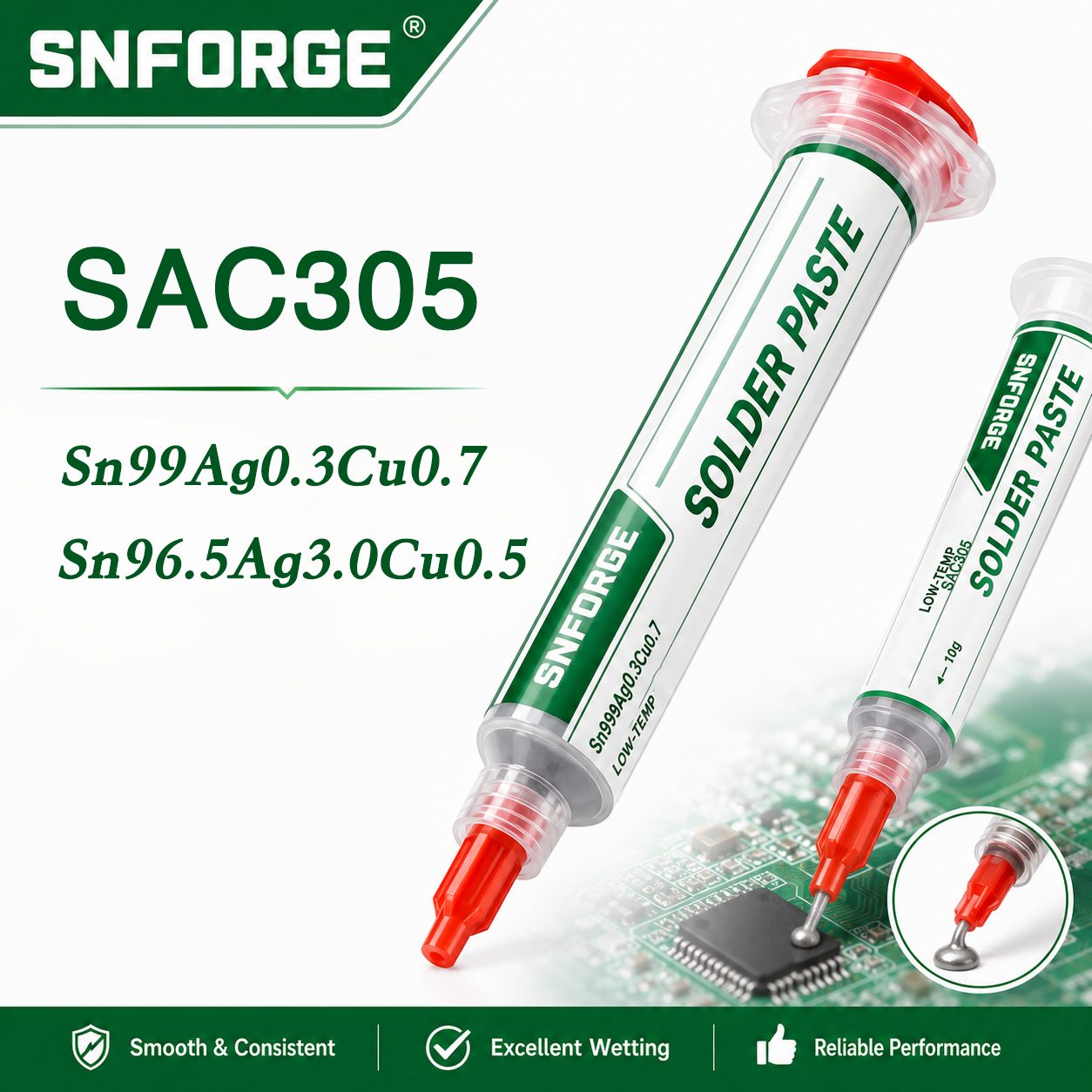 SAC305 Solder Paste Welding Ti – Home Automation Industry Bewertung und Preis