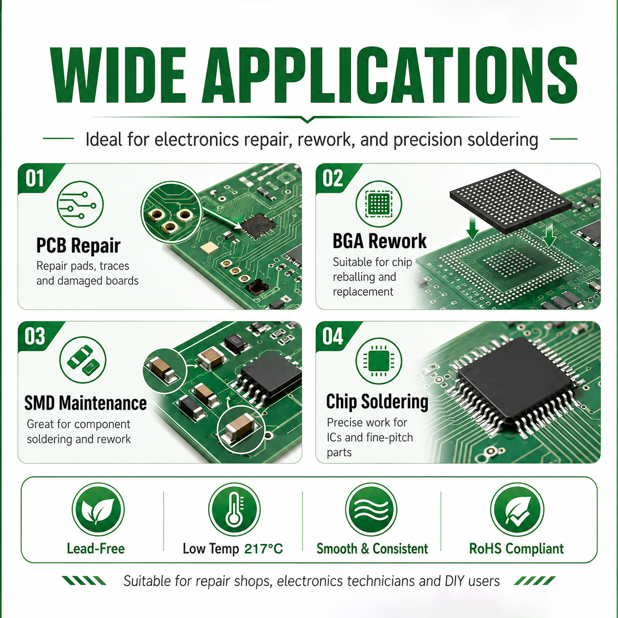SAC305 Solder Paste Welding Ti – Home Automation Industry Bewertung und Preis
