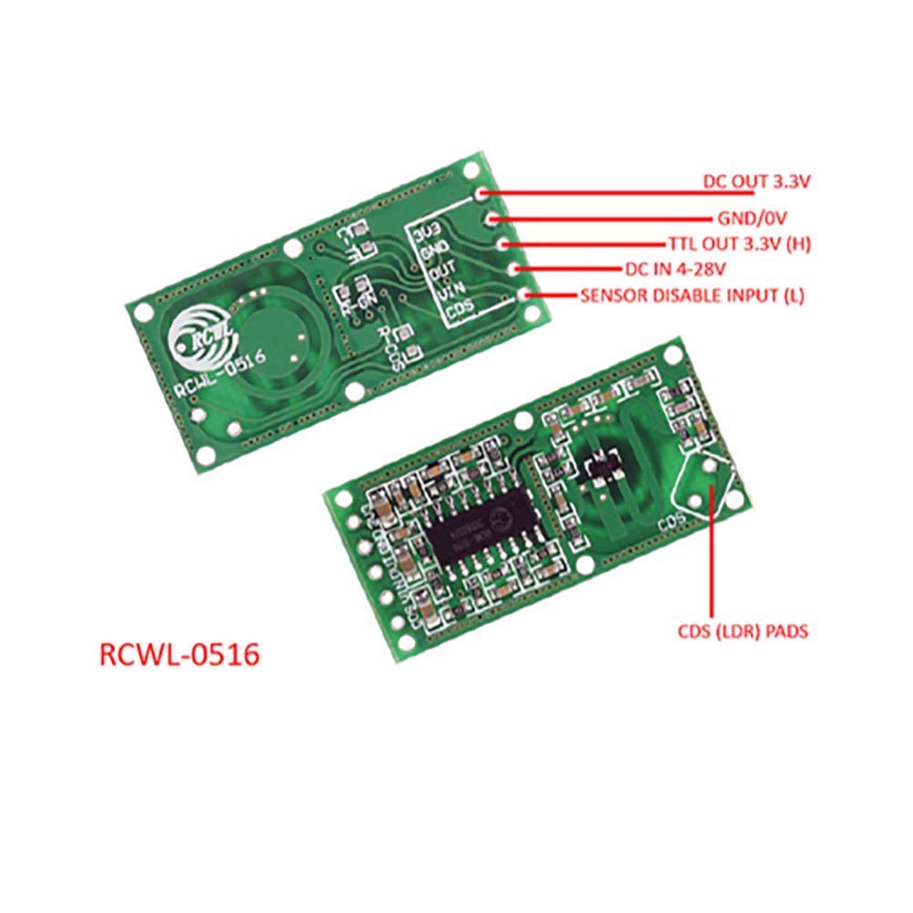 5PCS RCWL-0516 Motion Detectio – Esp8266 Nodemcu Board Bewertung und Preis