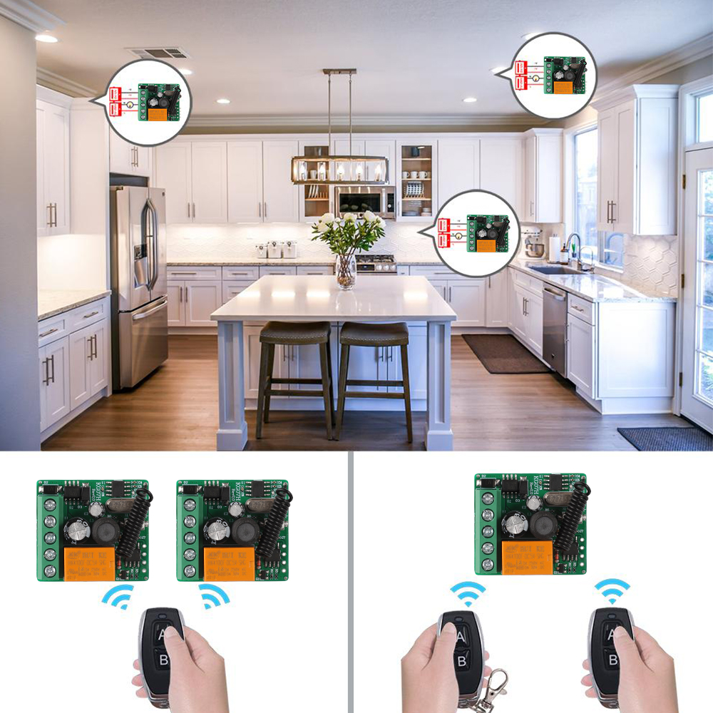 433Mhz RF Remote Control Wirel – Home Automation Diy Kit Bewertung und Preis