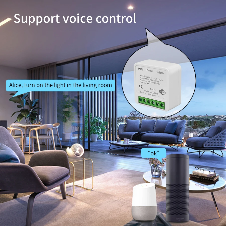 2 Way Mini DIY Smart Switch Tu – Home Automation Diy Bewertung und Preis